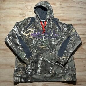 Cabela's Hoodie Women's‎ Size 2XL Camo Hunting Pullover RealTree Outdoors